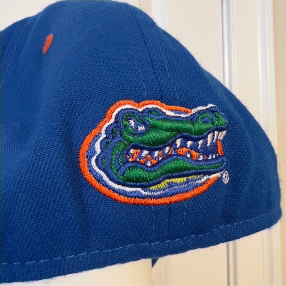 Florida Gators New Era Embroidered Fitted Hat 7 1/8 - Picture 3 of 14